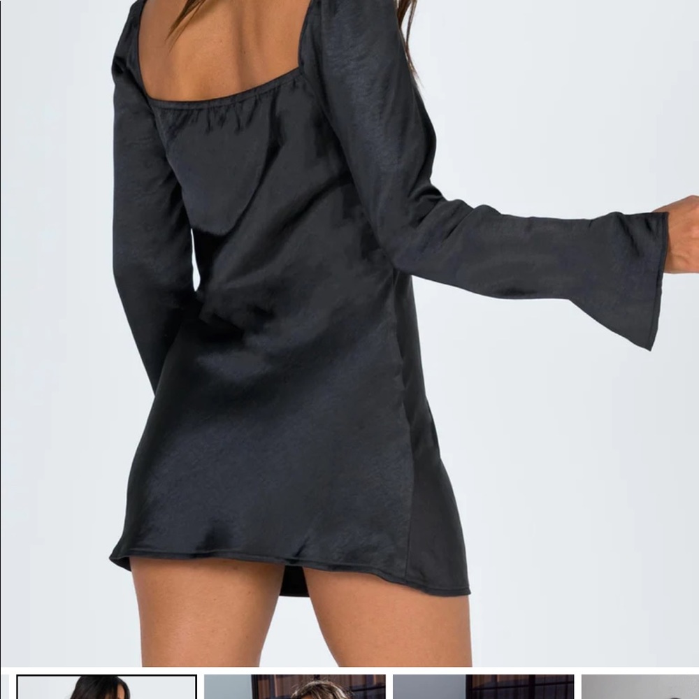 Black Silk Dress